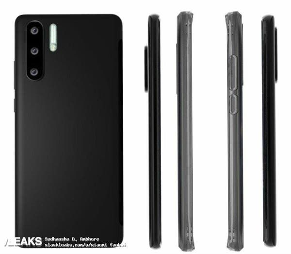 Huawei P30/P30 Pro protective case exposure shows rear design