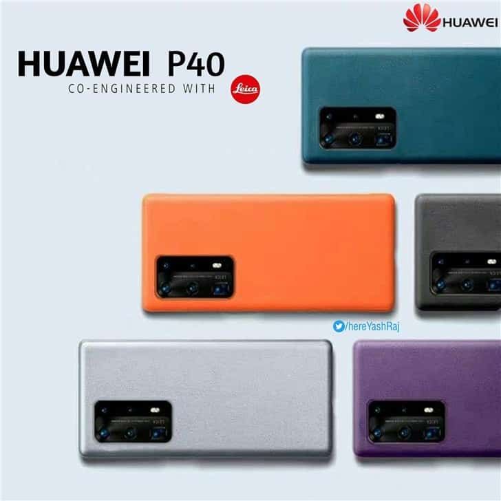 Huawei P40 / Pro new poster exposure - to have five colour options