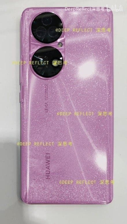 Huawei P50 real image with glittering colour matching & dual-ring camera leaks