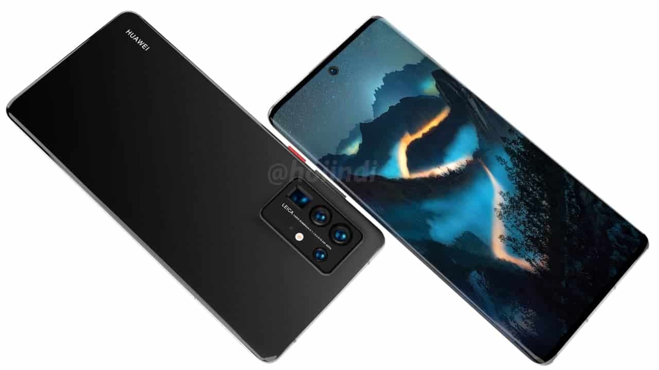 New photos of the Huawei P50 Pro with a waterfall screen