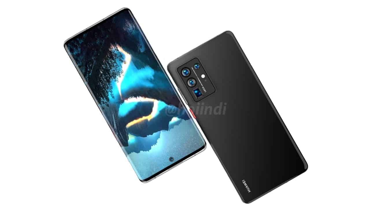 New photos of the Huawei P50 Pro with a waterfall screen
