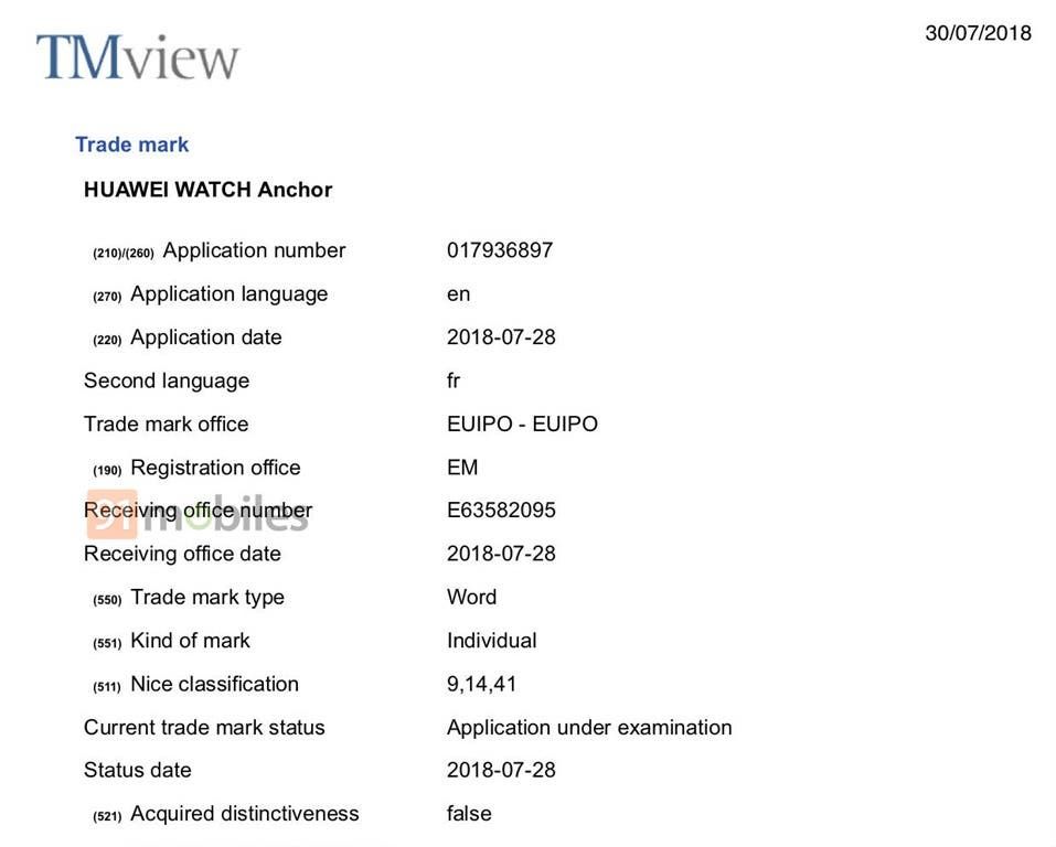 Huawei granted three smartwatches patents, could be Huawei watch 3 variants