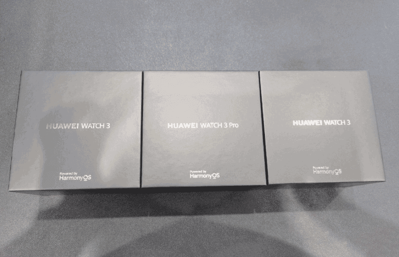 First look at some real images of Huawei Watch 3/Pro with HarmonyOS