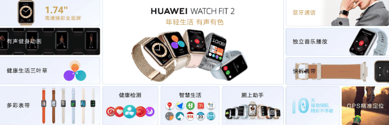 Huawei Watch Fit 2 smartwatch released for $119