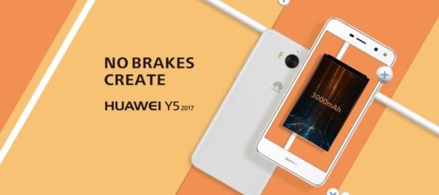Huawei Y5 2017 launched, comes with improved specs and 3000 mAh battery