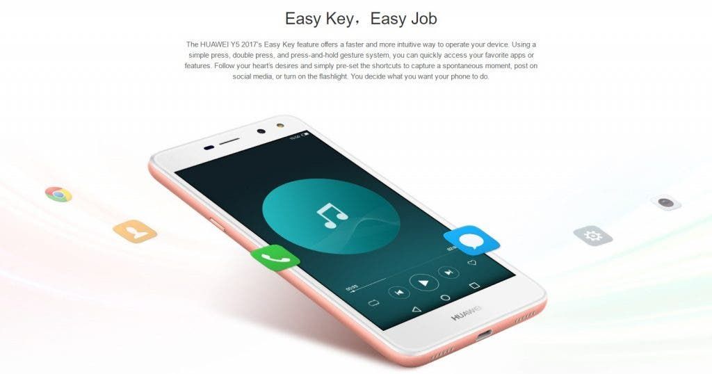 Huawei Y5 2017 launched, comes with improved specs and 3000 mAh battery