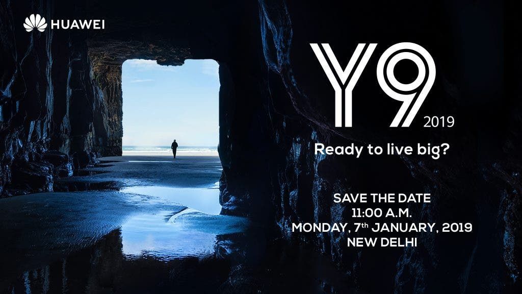 Huawei Y9 2019 arrives India on January 7, invites out