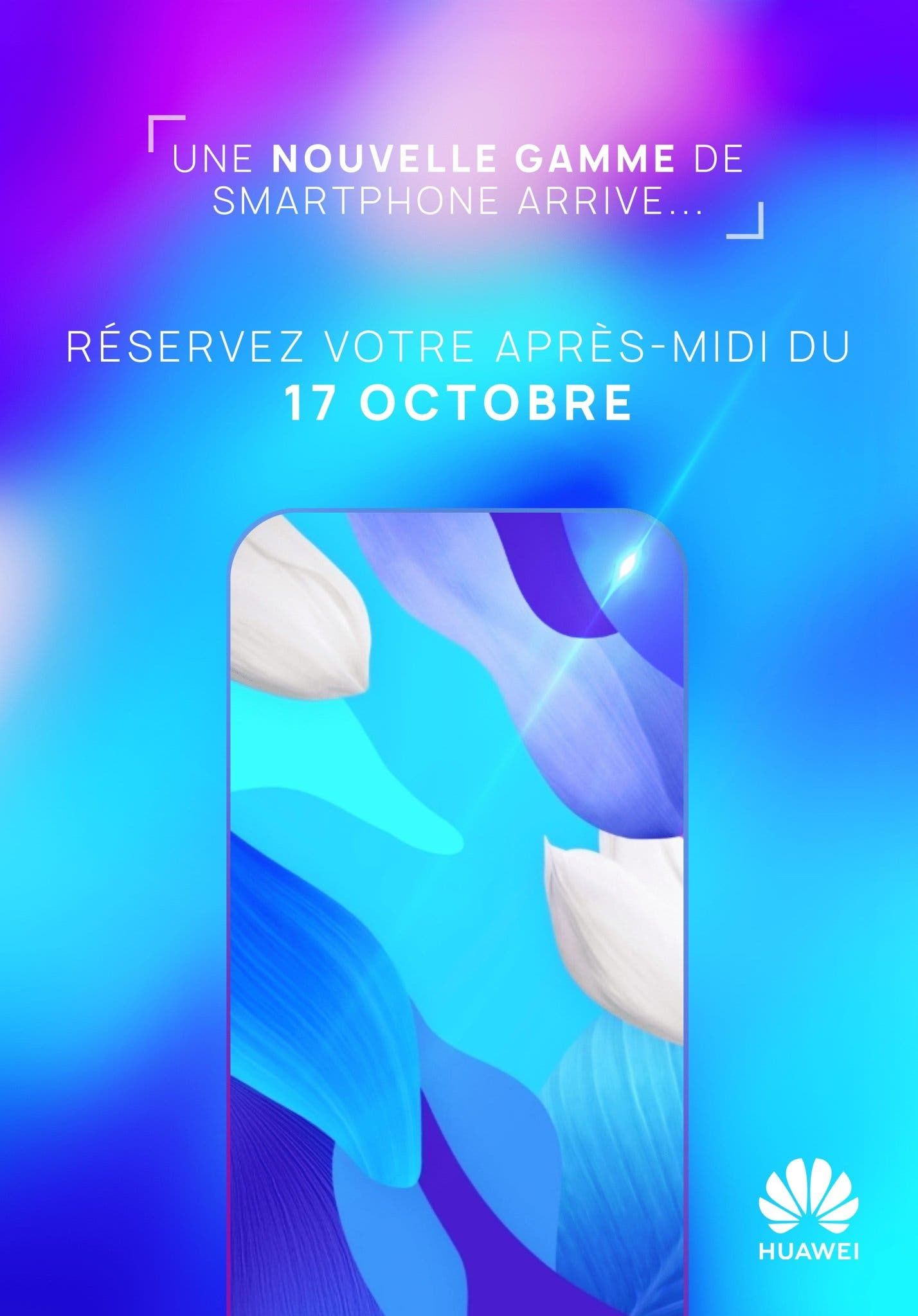 Huawei will release a new smartphone in France on October 17th