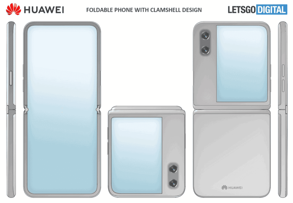 Huawei 5G foldable phone uses a clamshell design - low version of Mate X