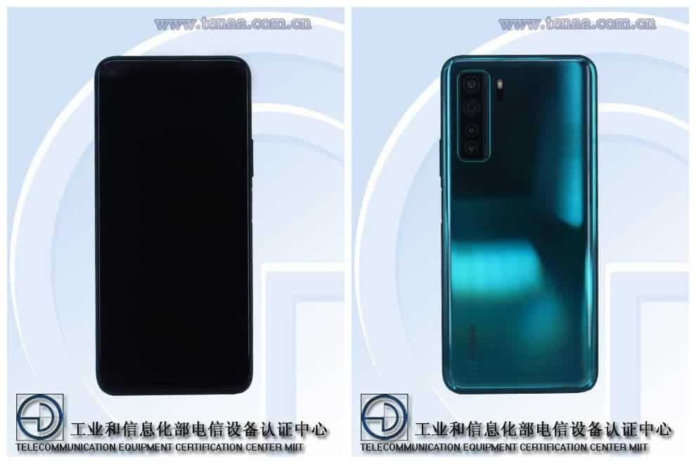 Huawei nova7 SE Vitality Edition with Dimensity 800U SoC appears on TENAA
