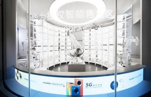 Huawei opens retail store with robotic staff