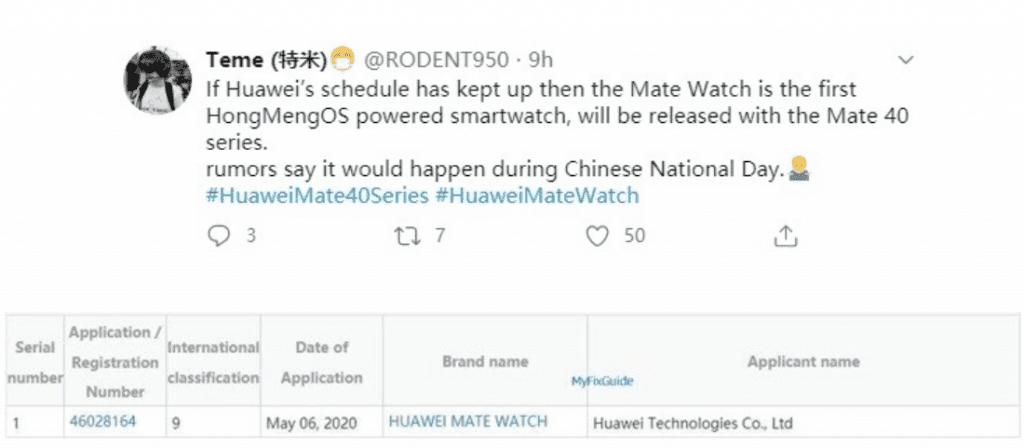 Huawei has applied for some trademarks related to HarmonyOS