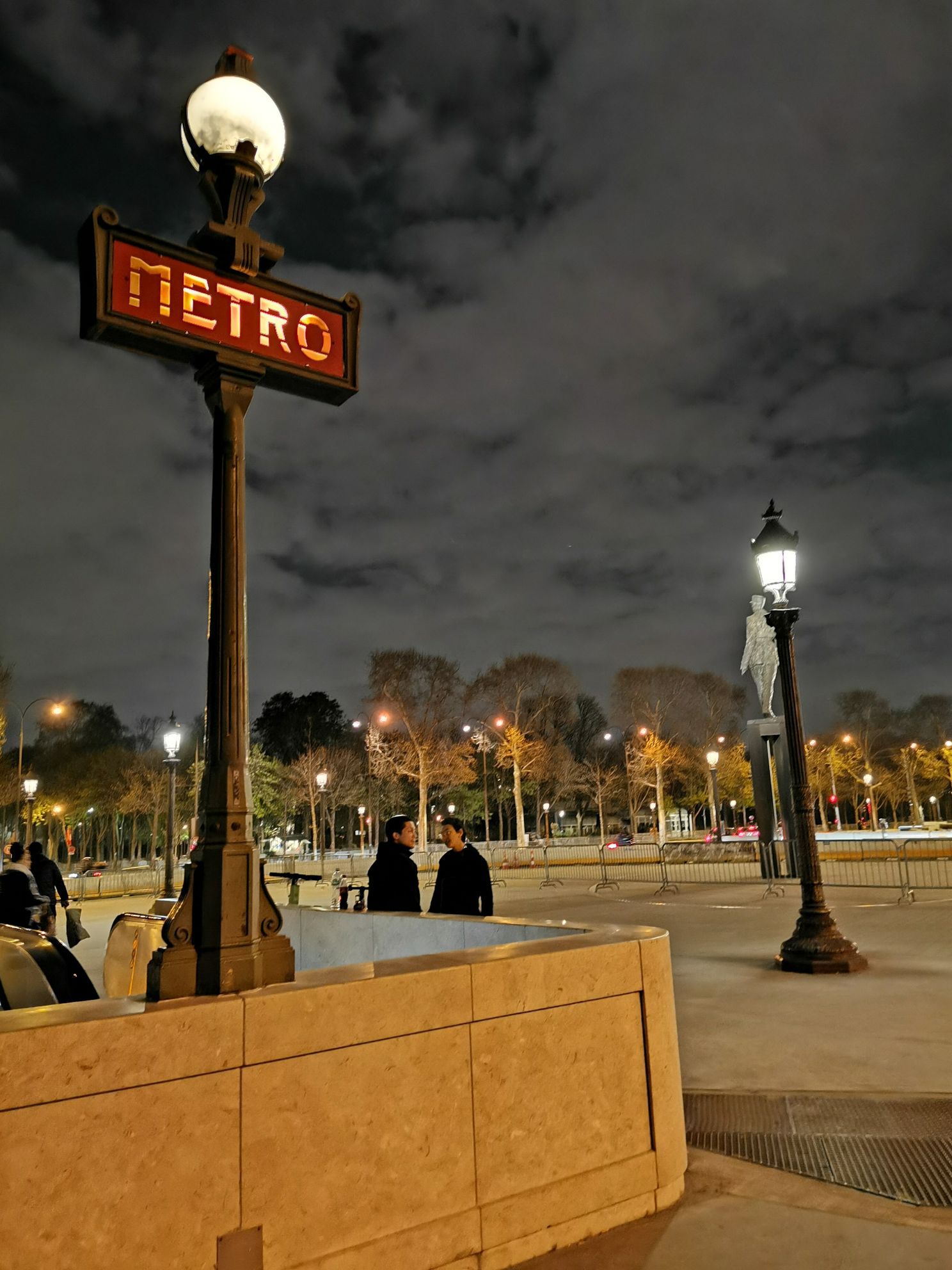 Night mode of the main camera (wide-angle) of the Huawei P30 Pro