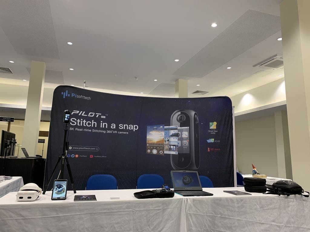 Pisofttech bring the true All-in-one 8K 360 camera Pilot Era to the IVRPA conference