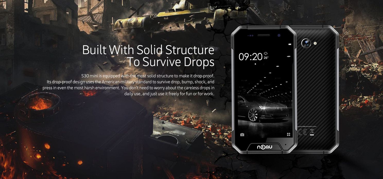 Watch: NOMU S30 mini Real Life Scenarios Drop Test