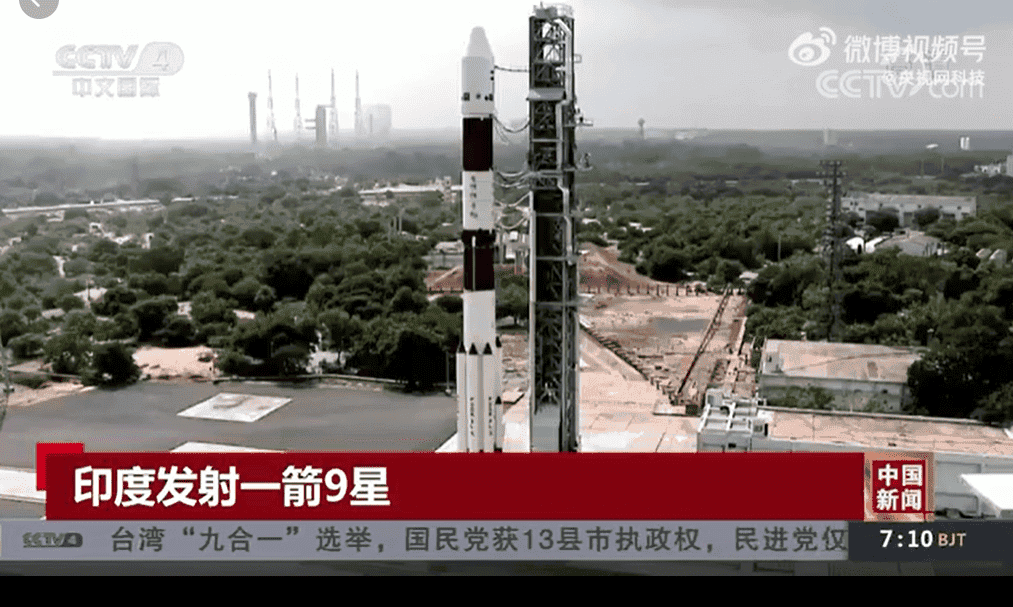 India successfully launches a 9-star rocket