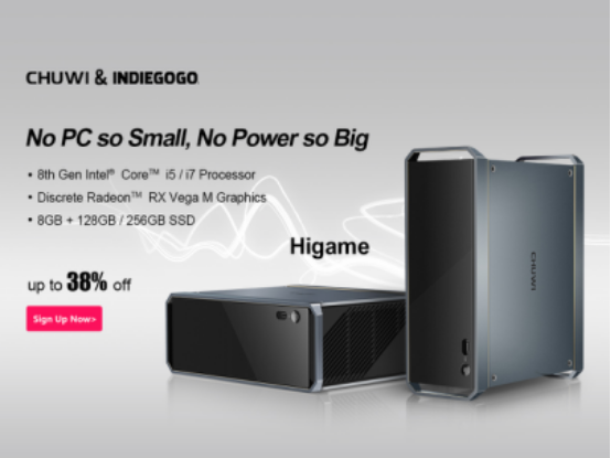 World’s 1st mini PC with 8th Gen Intel Core I7-8709G, Radeon RX Vega M GH GPU & More