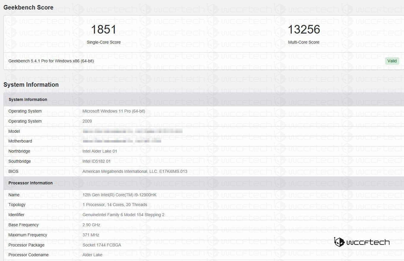 Intel Core i9-12900HK turns out to be faster than the Apple M1 Max