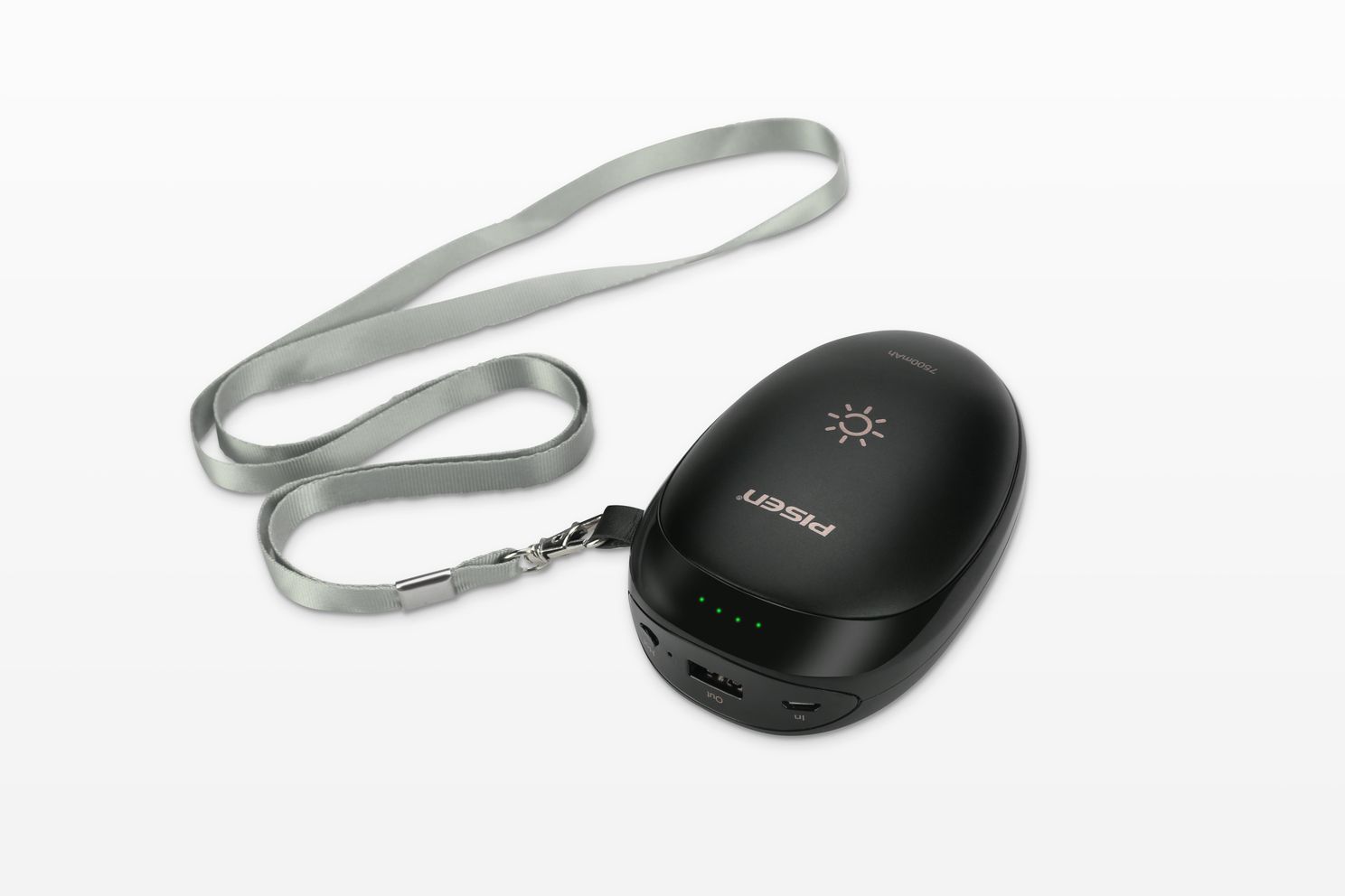 Pisen Hand Warmer & Power Bank Coming in Black
