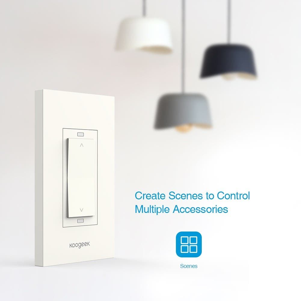 Now SIRI can dim your lights with the Koogeek Smart Dimmer