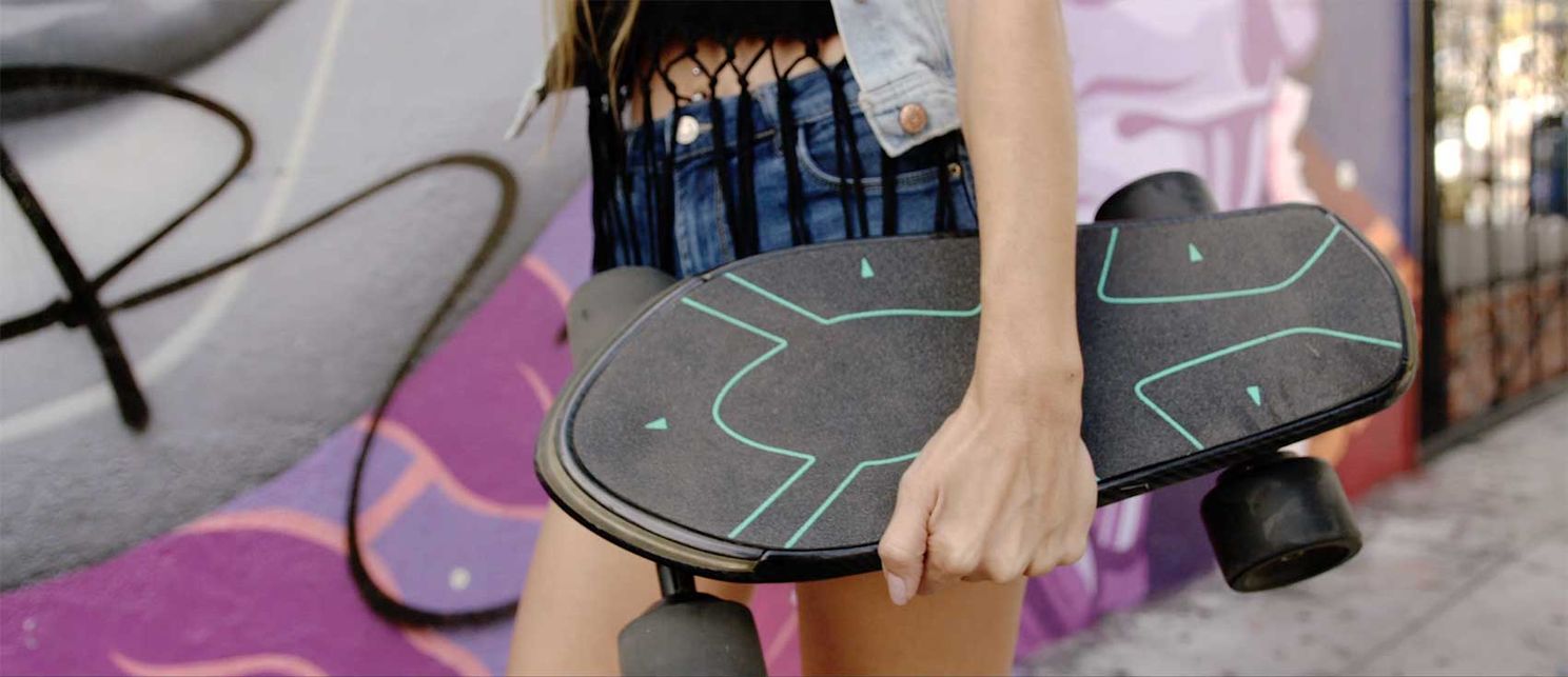 SPECTRA - The Most Portable and Intelligent E-Skateboard with 3D Posture Control System