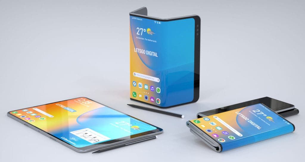 New leaks of the LG foldable mobile with stylus pen