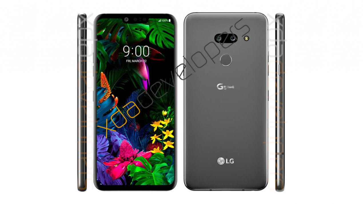 Here is LG G8 ThinQ in the first leaked press renders