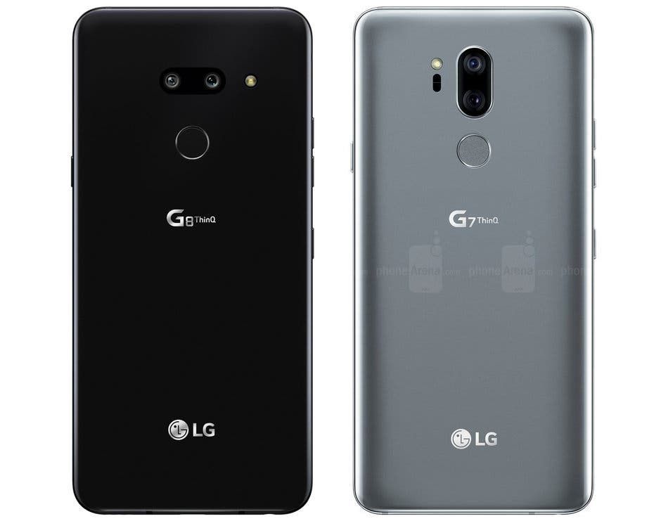 LG G8 ThinQ versus LG G7 ThniQ