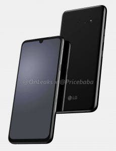 LG G8X Render Leaks Online, shows dual rear camera, waterdrop notch, 3.5mm headphone jack