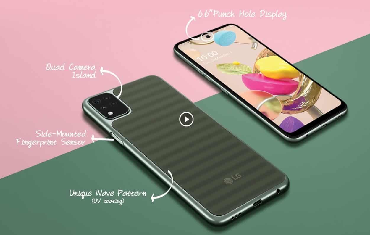 LG K42 announced with a very strange back design