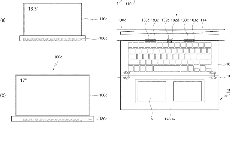 LG files patent for a rollable laptop with 17-inch panel