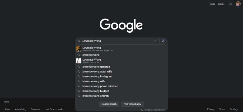 Google Searches For Singapore's Next PM Lawrence Wong Skyrockets