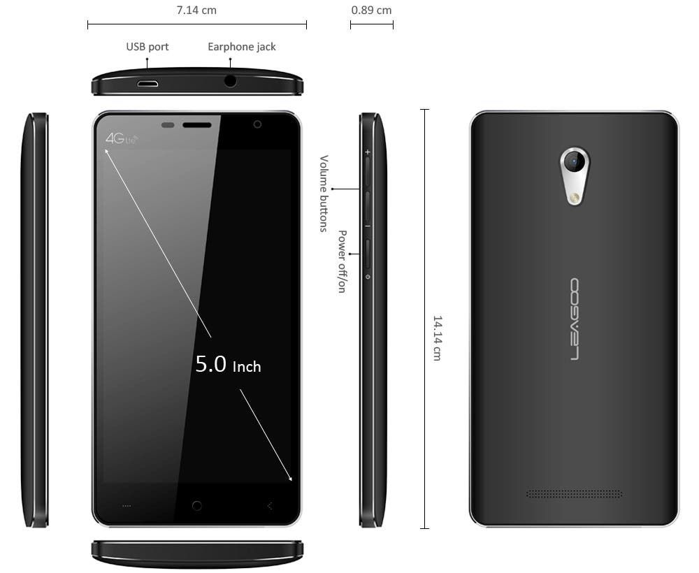 MT6735 Leagoo Elite 4 costs $100 with a special flash sale price