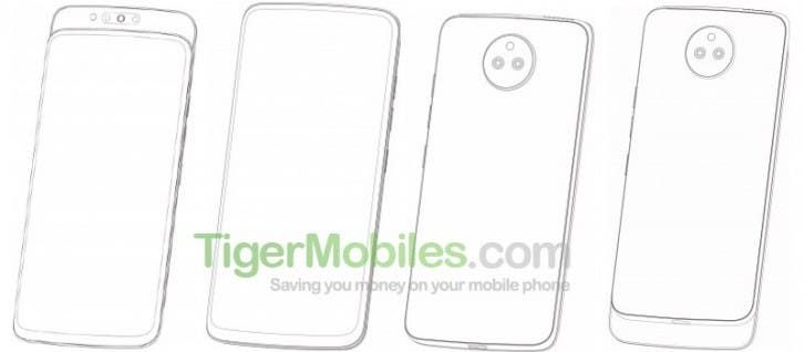 Lenovo patent a sliding smartphone with round camera