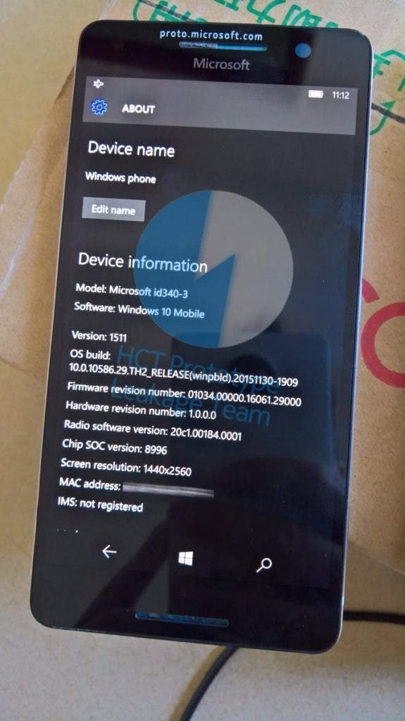 Working prototype of Microsoft Lumia 960 appears online with Snapdragon 820