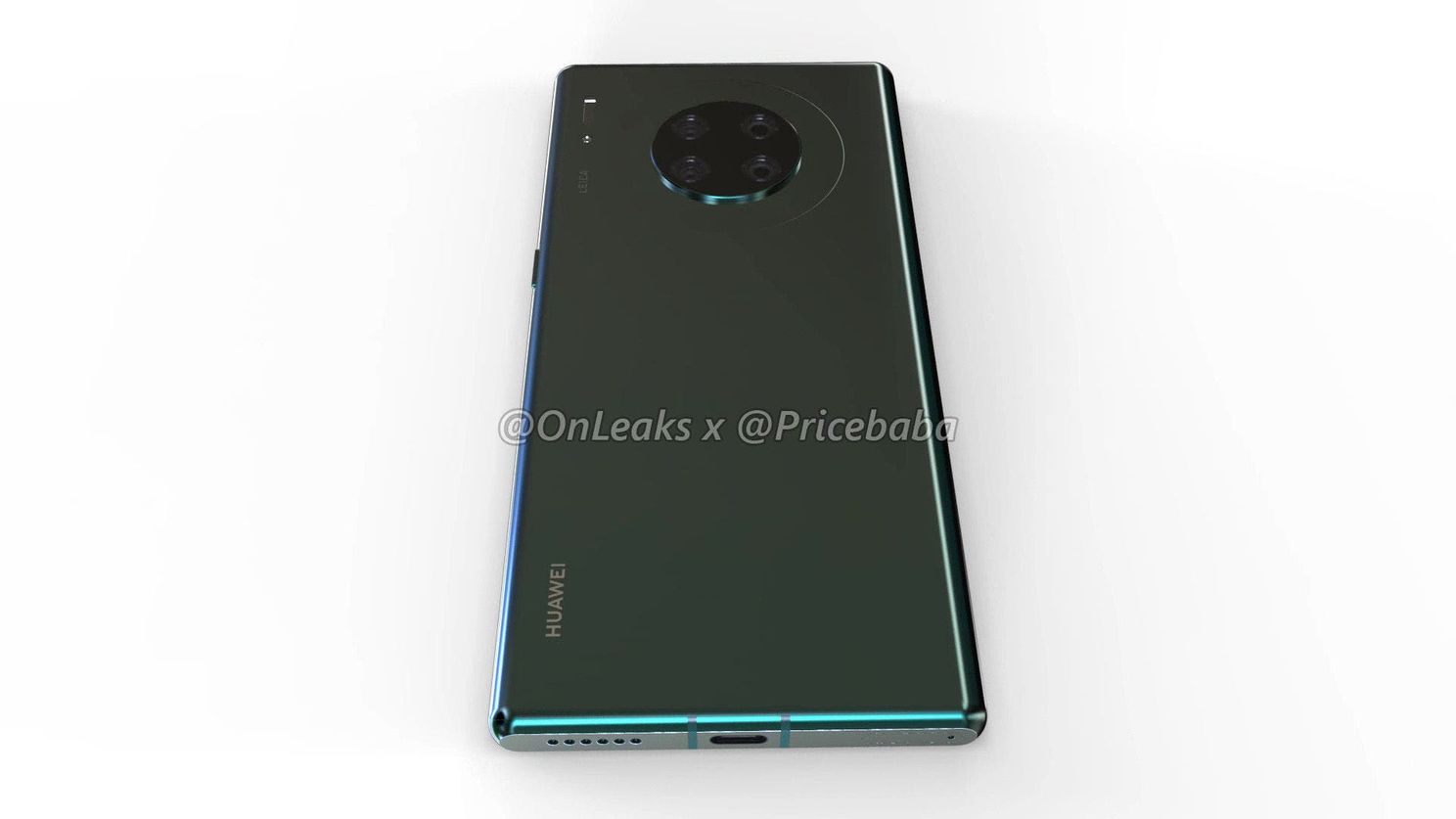 Huawei Mate 30 Pro CAD render leaks online