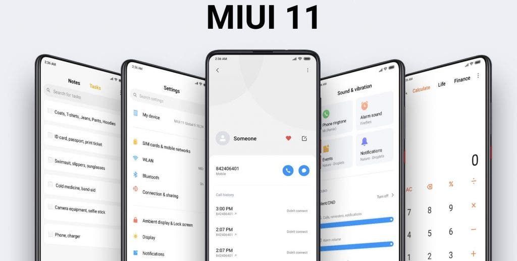 MIUI 11 notifications' sound effect changes with time