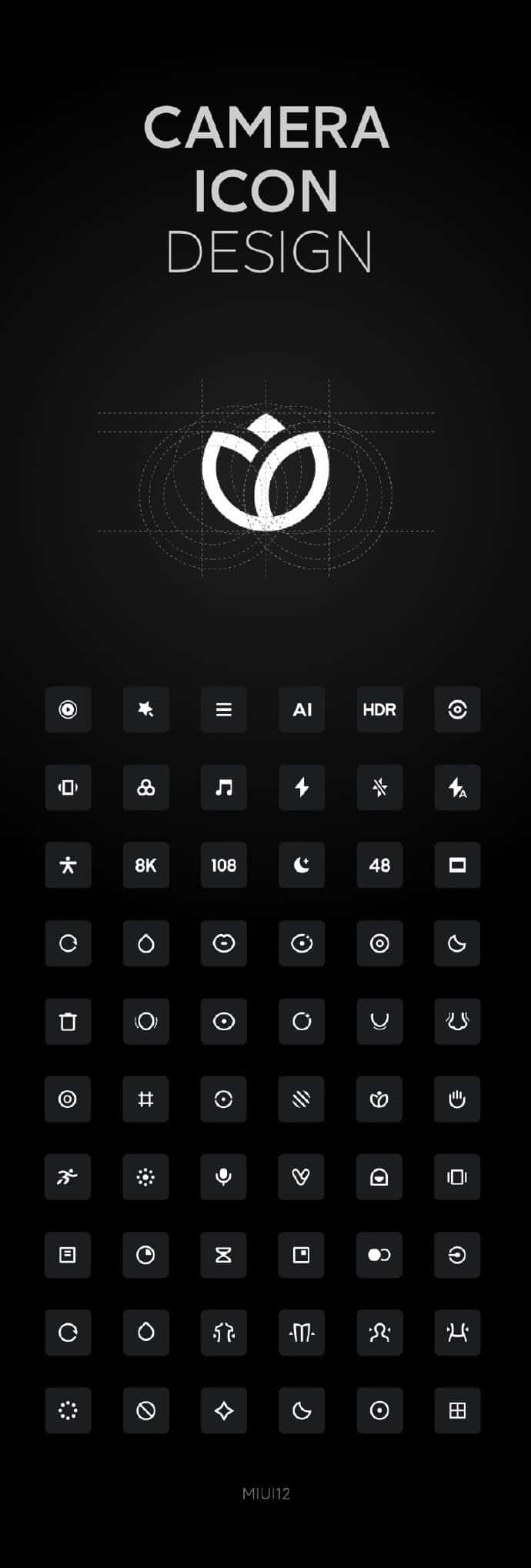 MIUI 12 Camera App redesigned icons appears online