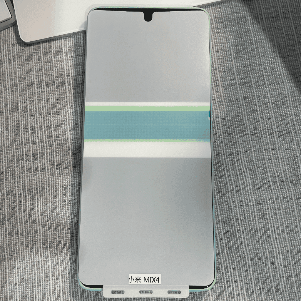 Xiaomi Mi MIX 4 film exposure reserves a hole for the front camera