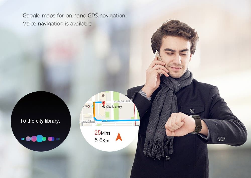 Makibes Talk T1 wearable comes with Google Now personal assistant