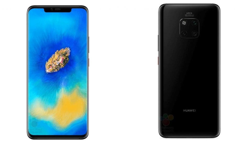 Leaked Official Renders reveal Huawei Mate 20 Pro color variants