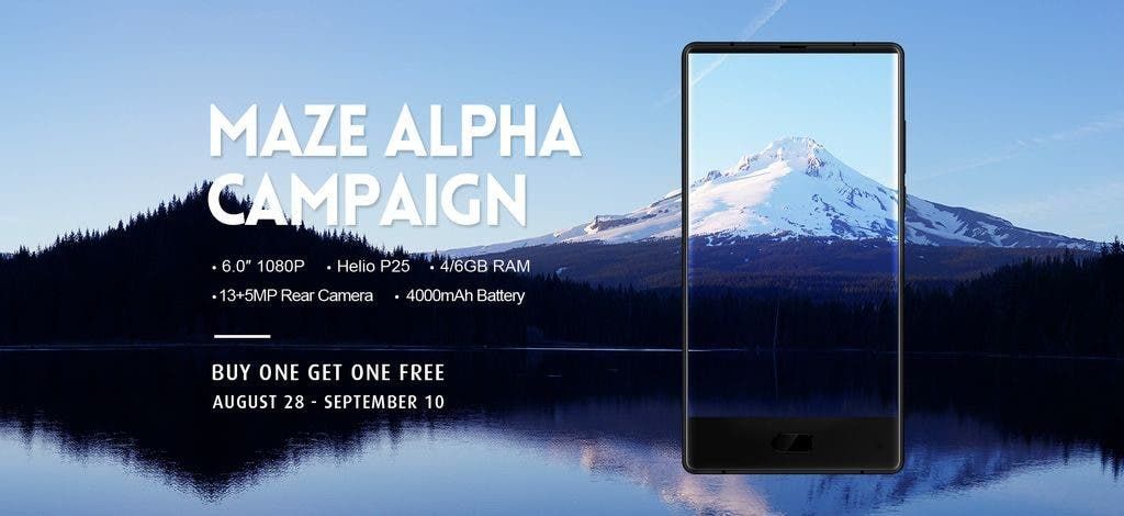4GB and 6GB version of Maze Alpha on sale