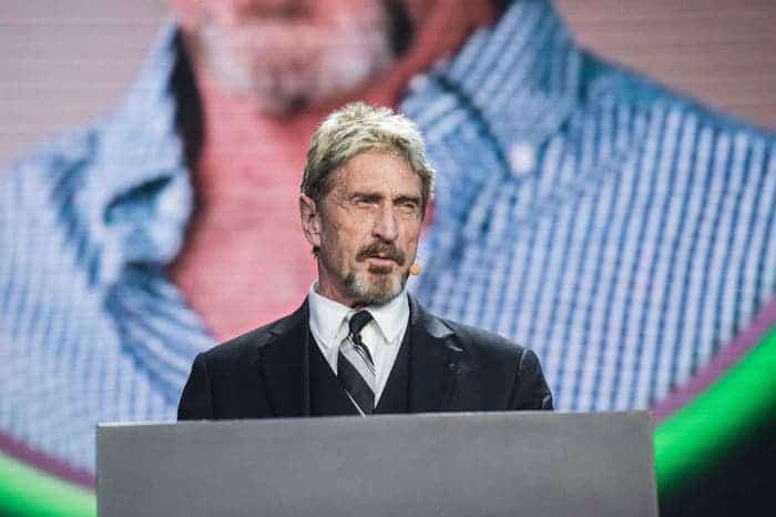 McAfee founder faked his death: still living in the U.S. - McAfee's ex-girlfriend
