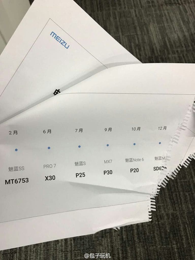 Every Meizu launch for next year gets leaked!