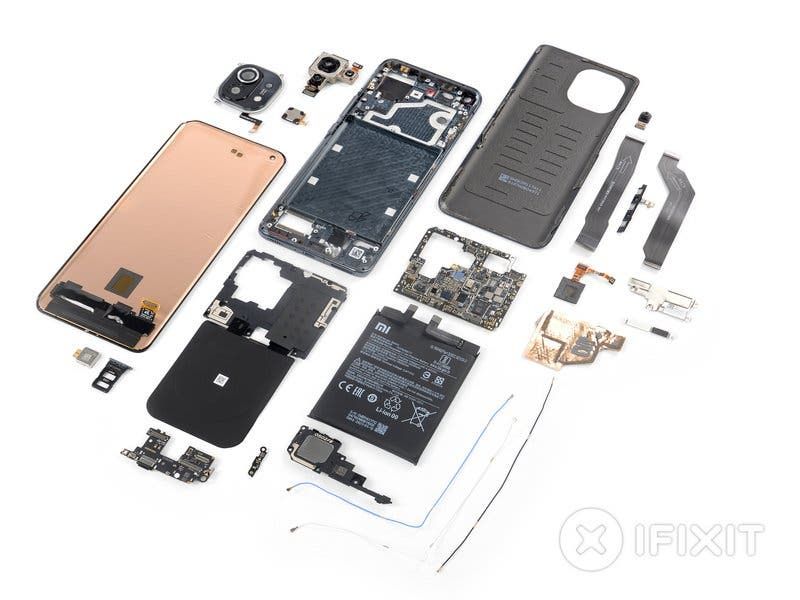 Xiaomi Mi 11 has failed in the maintainability test