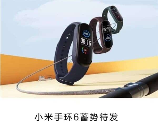 Xiaomi Mi Band 6 with WhatsApp and Telegram support will be presented on March 29