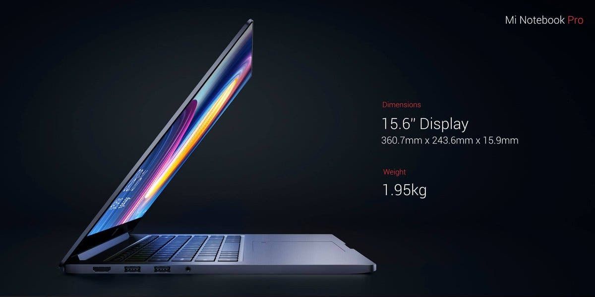 Xiaomi Mi Notebook Pro announced with 15.6-inch Screen & 8th Gen. Core i7