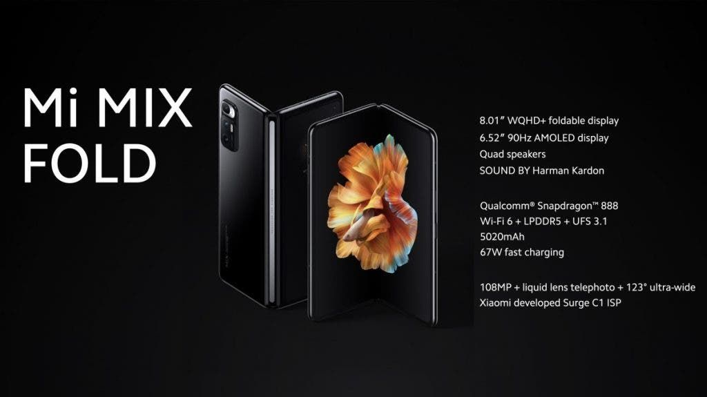Xiaomi Mi MIX FOLD commences pre-sale: gets wide availability