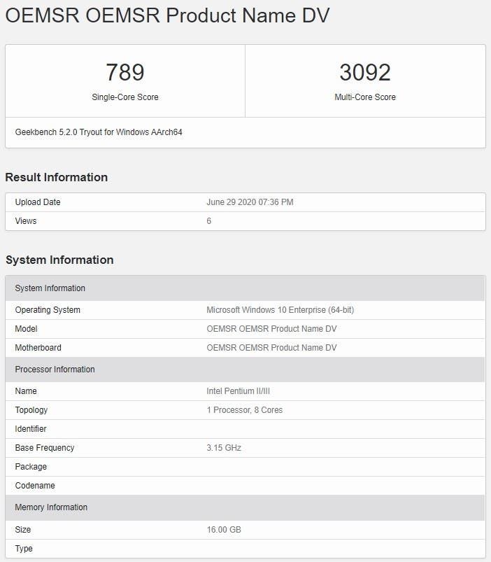 Mysterious Microsoft Surface Pro model appears on GeekBench
