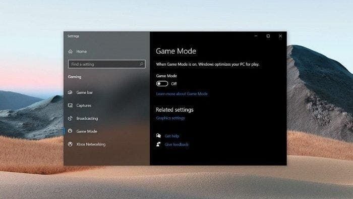 Microsoft Win 10 game mode causes a serious freeze